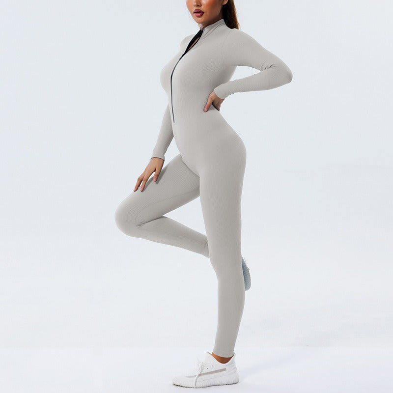 Quick-Dry Seamless Yoga Set: Tight One-Piece Fitness Yoga Pants & Sports Suit