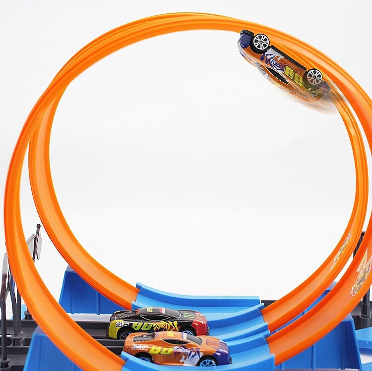 SpeedTrack - Loop Stunt Double Car Wheels Track Set