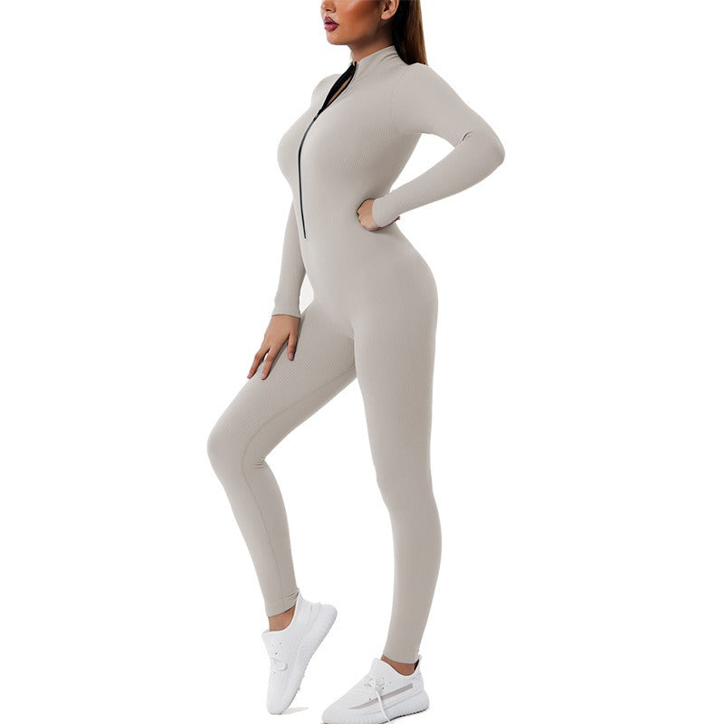 Quick-Dry Seamless Yoga Set: Tight One-Piece Fitness Yoga Pants & Sports Suit