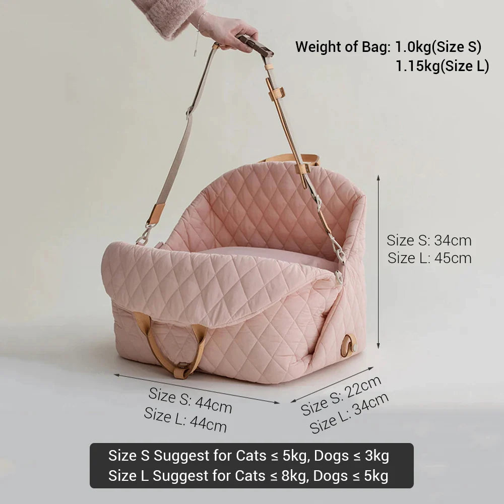 PawsElite™️ Premium Luxury On-The-Go Dog Carrier