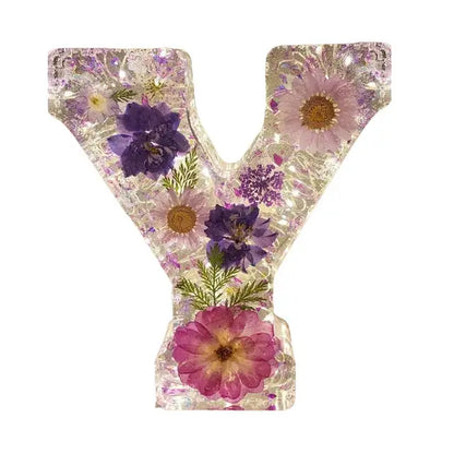 Ethereal Blooms: Resin Floral Night Light