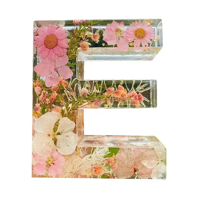 Ethereal Blooms: Resin Floral Night Light