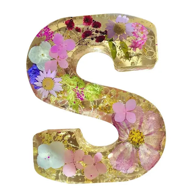 Ethereal Blooms: Resin Floral Night Light
