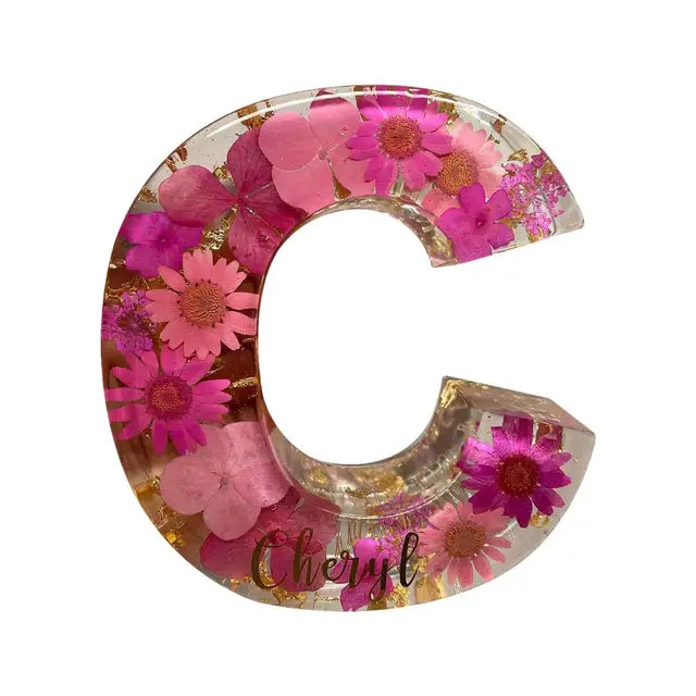 Ethereal Blooms: Resin Floral Night Light