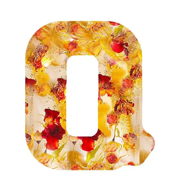 Ethereal Blooms: Resin Floral Night Light