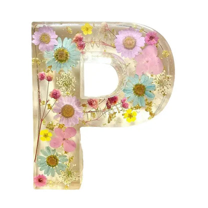 Ethereal Blooms: Resin Floral Night Light