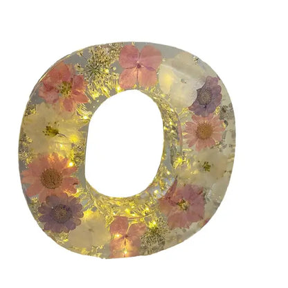 Ethereal Blooms: Resin Floral Night Light