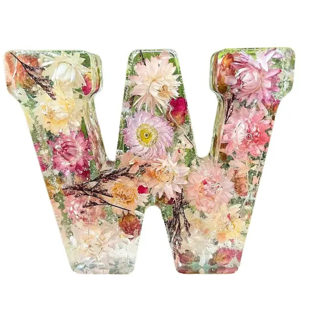 Ethereal Blooms: Resin Floral Night Light