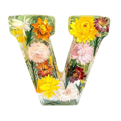 Ethereal Blooms: Resin Floral Night Light