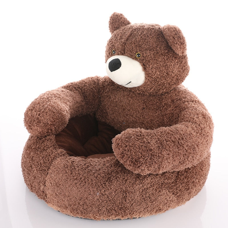 TEDDYLOUNGE - SUPER SOFT WARM CUTE BEAR HUG PET BED