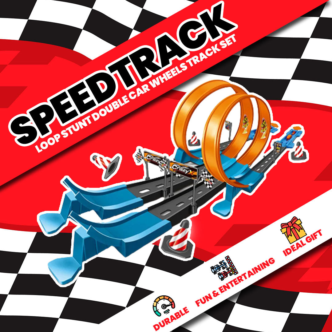 SpeedTrack - Loop Stunt Double Car Wheels Track Set