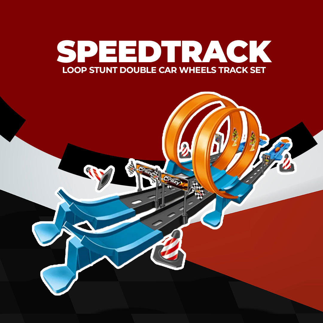 SpeedTrack - Loop Stunt Double Car Wheels Track Set