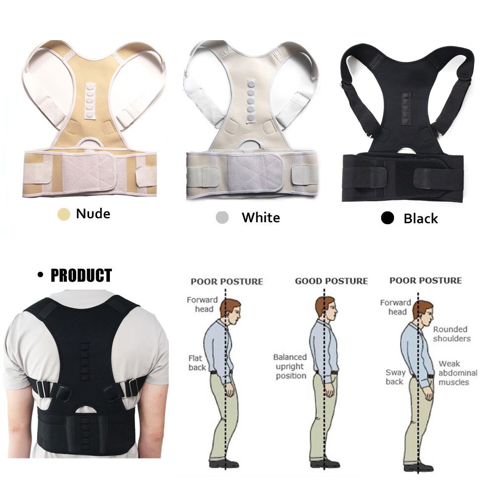 MIRACLE MAGNETIC THERAPY POSTURE CORRECTOR BRACE