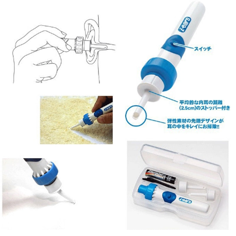 SAFE & PORTABLE VACUUM EAR CLEANING TOOL