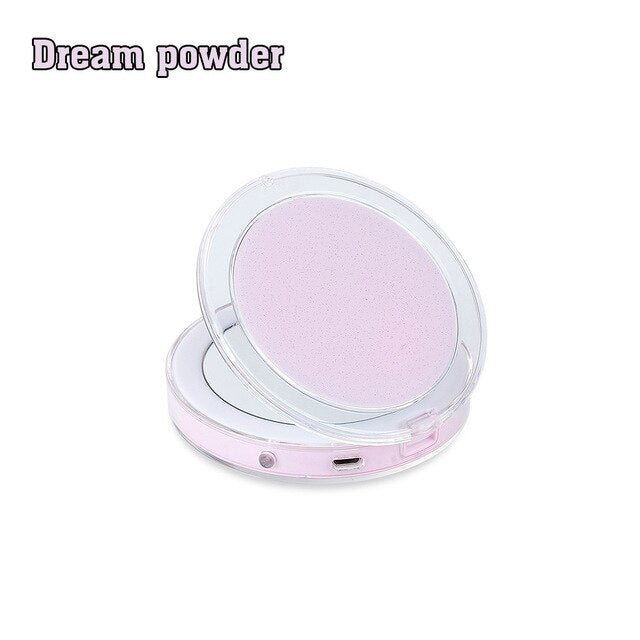 MiraGlow - Hand Held Rechargeable Led Makeup Mirror With 3x Magnification