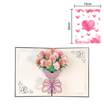 Mother's Day Pop-up Card With Colorful Butterflies