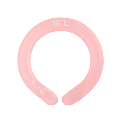 Summer Supplies Heatstroke Prevention And Cooling Artifact Ice Neck Outdoor Sports Cooling Ring Ice Cold Neck Collar