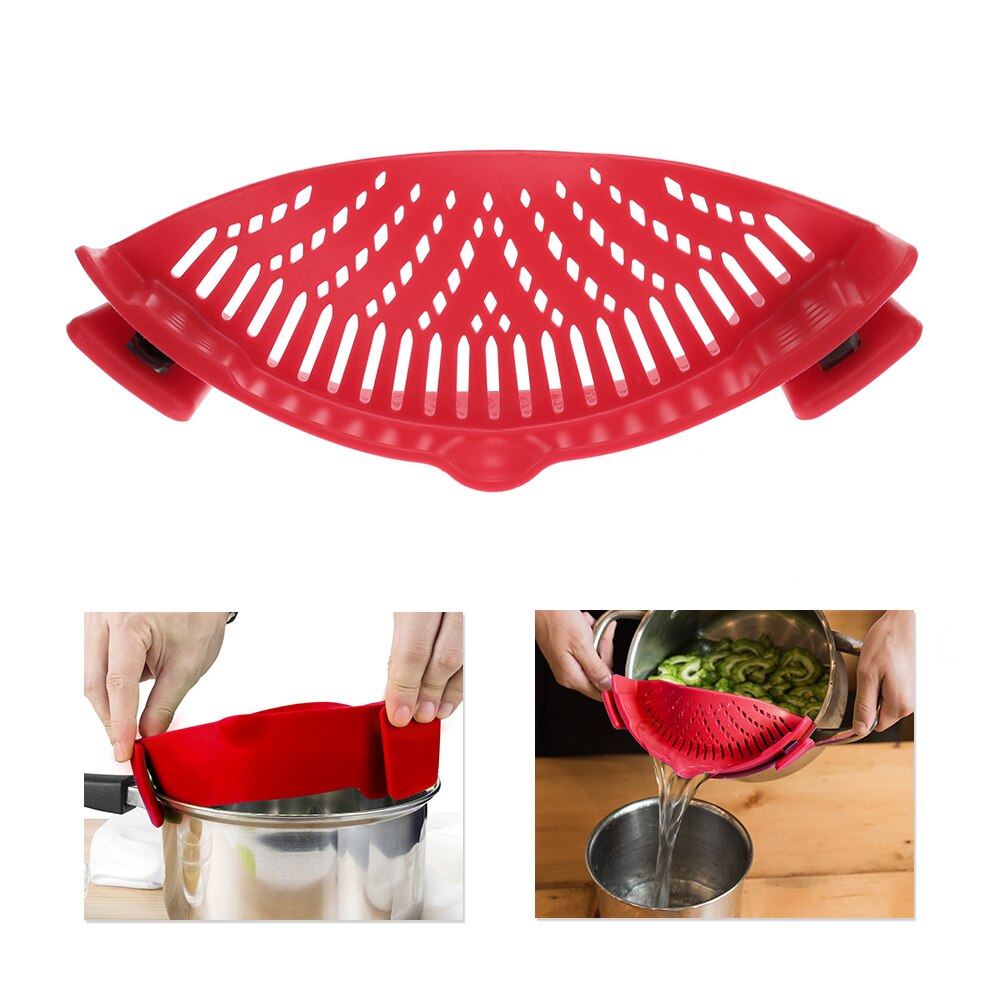 SILICONE CLIP ON POT STRAINER