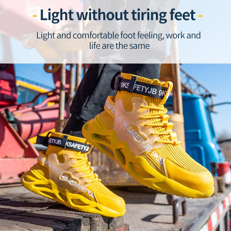 MightySteps - Lightweight Indestructible Steel Toe Shoes