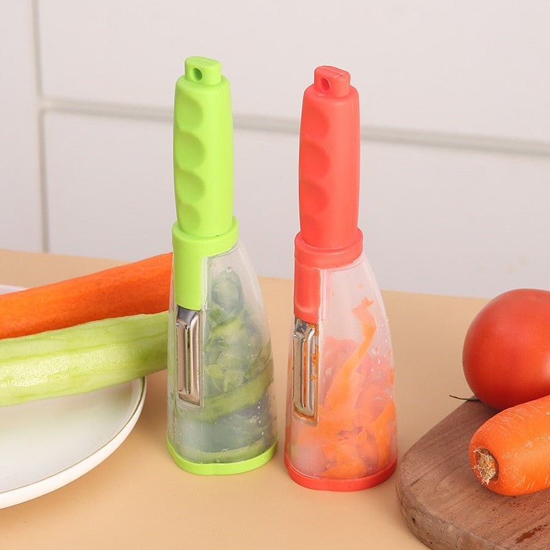 Multifunctional Peeler with Storage Container