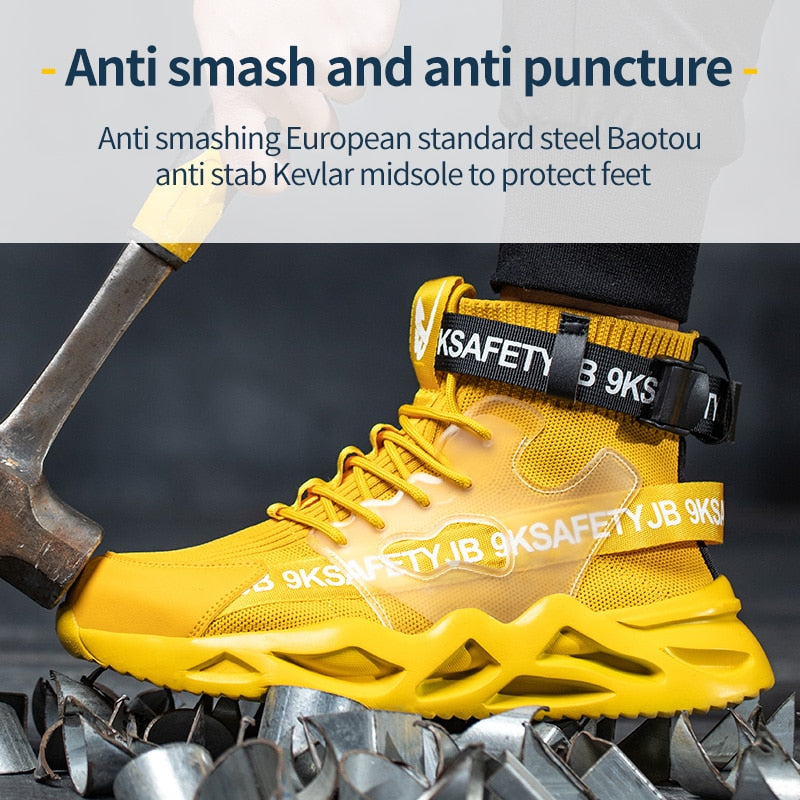 MightySteps - Lightweight Indestructible Steel Toe Shoes