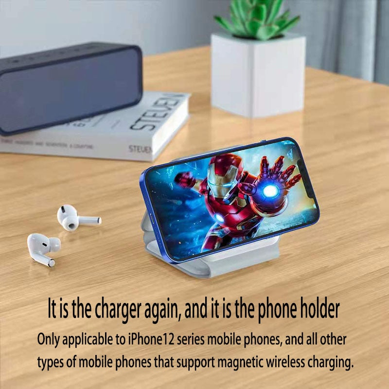 PowerLink - Foldable 3-in-1 Wireless Charger