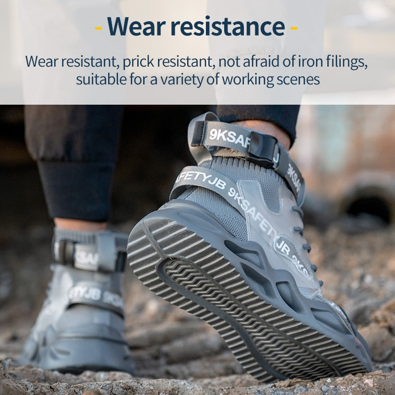 MightySteps - Lightweight Indestructible Steel Toe Shoes