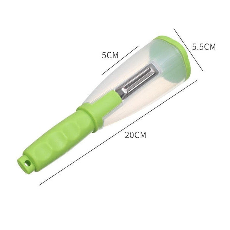 Multifunctional Peeler with Storage Container