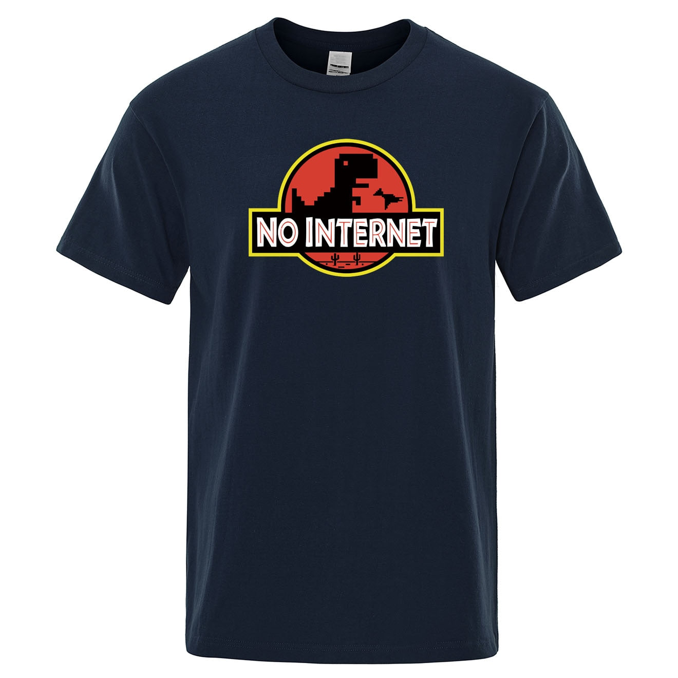 No internet Dinosaur T Shirt