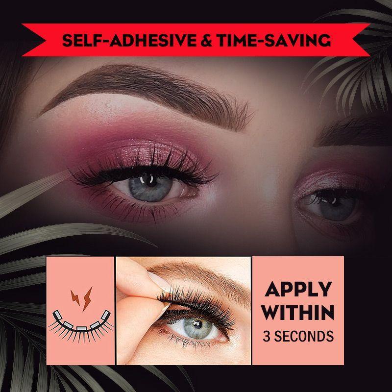 Waterproof – Reusable Self-Adhesive Eyelashes