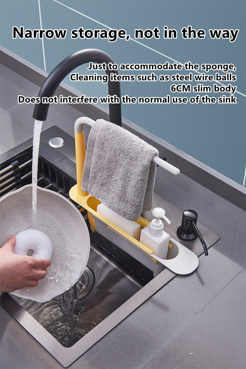 Telescopic Sink Storage Rack