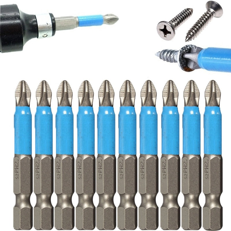 MAGNETIC ANTI-SLIP DRILL BIT SET (10 PCS)