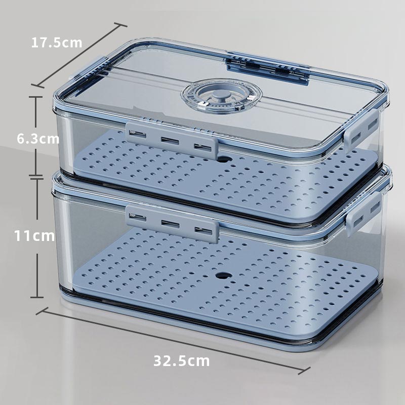 Seal Timer Food Container-3PCS