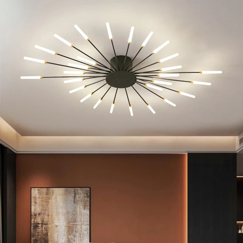 Premium Nordic Styled Firework Shape Ceiling Light