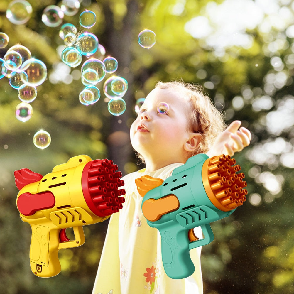 TankFlo - Bubble Machine Gun With Led Light Blower For Kids