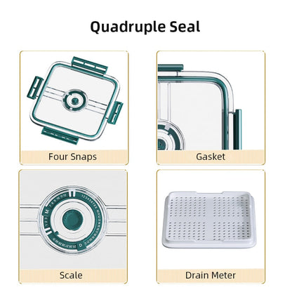 Seal Timer Food Container-3PCS