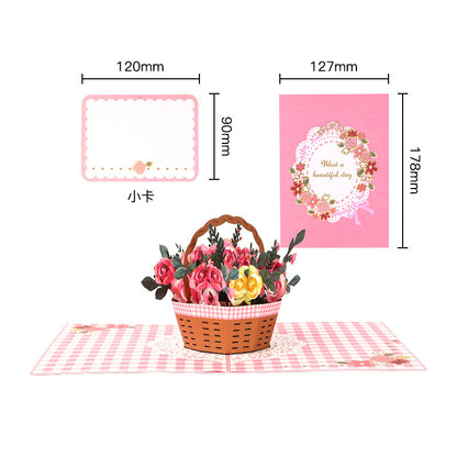 Mother's Day Pop-up Card With Colorful Butterflies