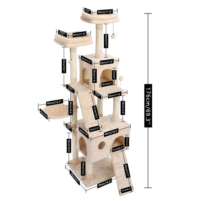 Multi-level Cat Tower