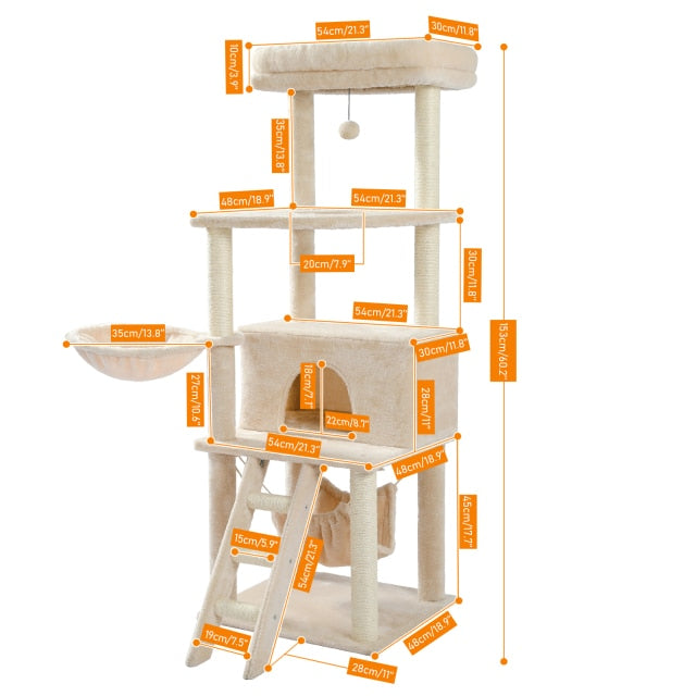 Multi-level Cat Tower